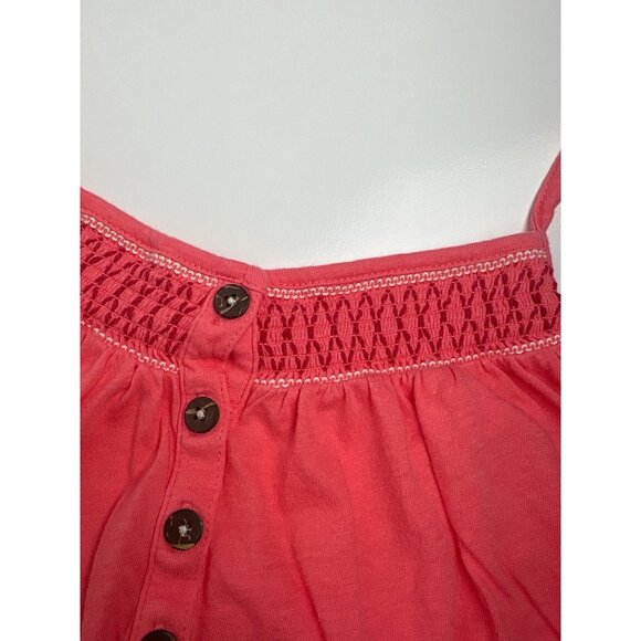 Vintage Old Navy Women's Small Coral Sleeveless Camisole Top Adj Strap Retro Y2k - Picture 6 of 6